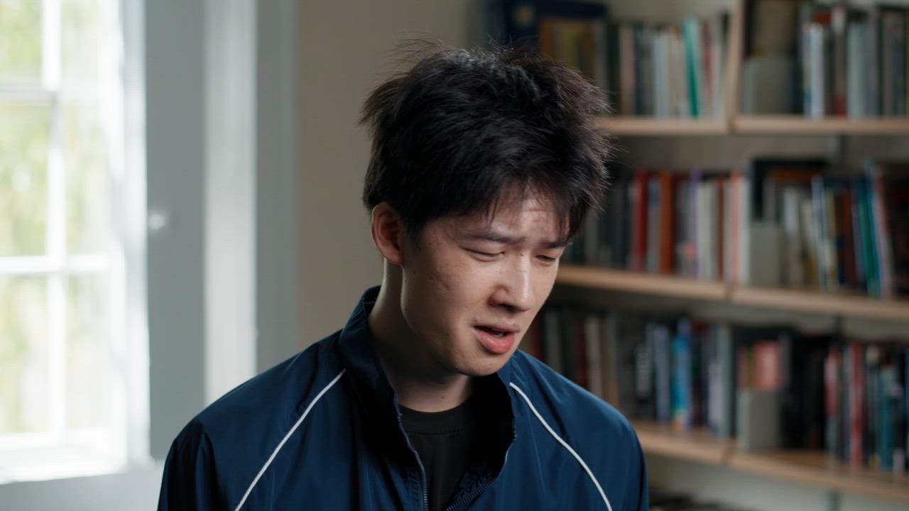 Fred performing in a scene from Rare Birds